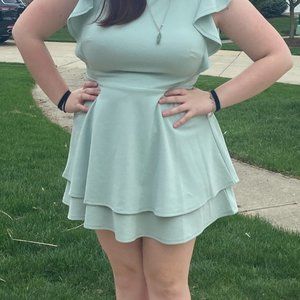 Formal Dress- Light Green